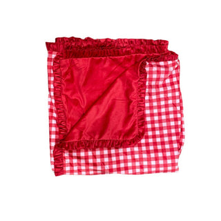 Red Gingham Swim Towel