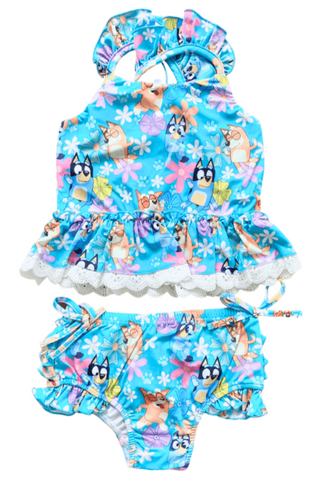 Happy Hounds Tankini Swim Set