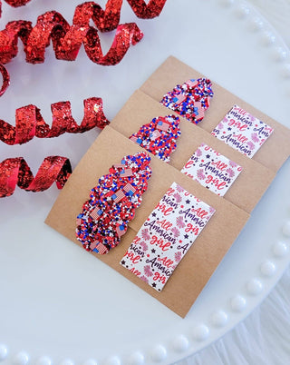 All American Girl Snap Clip Mix Set - Dainty Delights