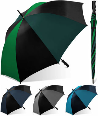 52" Manual Open Jumbo Golf Umbrella in Assorted Combinations