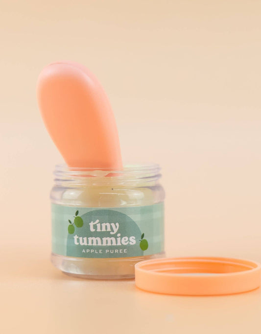 Apple jelly pretend food - Jar and spoon
