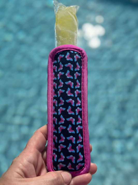 “Butterflies” Neoprene Popsicle Holder