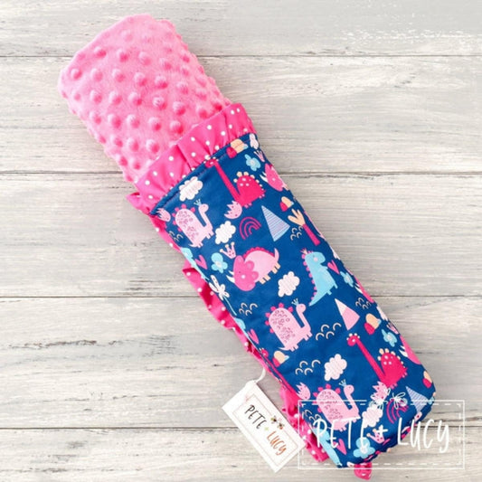 Fun With Dinos Minky Blanket