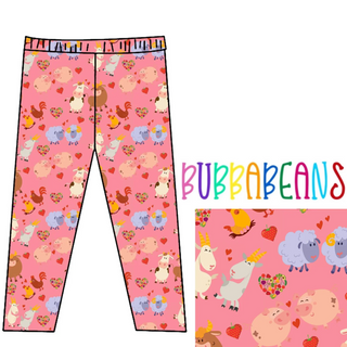 Love On The Farm Leggings