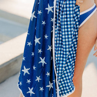 Navy Starfish - Swim Towel
