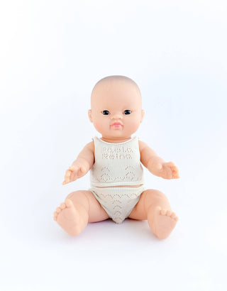 Henry with Brown Eyes in Pajamas Baby Gordis Doll