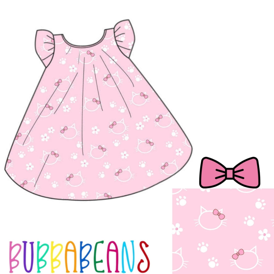 Kitties And Bows Swing Dress