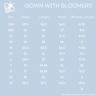 Gown With Bloomers - Daisies