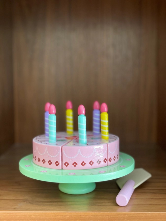 Birthday Cake Wooden Set
