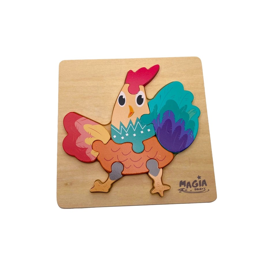 Animal Wooden Puzzles 3 in 1 - Display Model