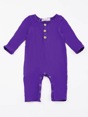 Plum Bamboo Romper