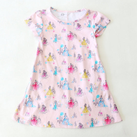 Princess Castles T-shirt Pockets Dress