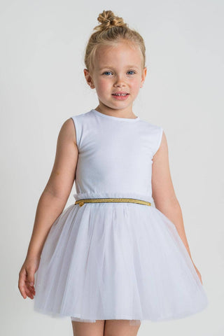 White Brant Dress Tulle