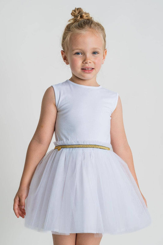 White Brant Dress Tulle