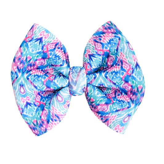 Summer Batik Mia Hairbow - Caylee & Co