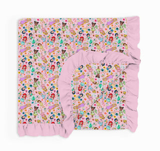 Little Princess Ruffle Bamboo Blanket