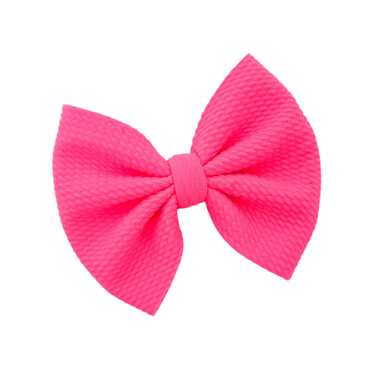 Neon Pink Hairbow