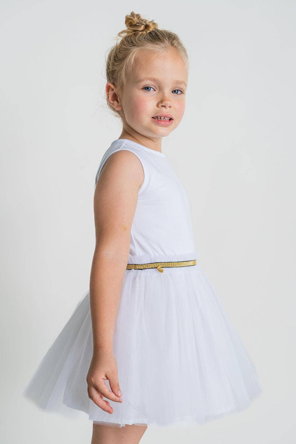 White Brant Dress Tulle
