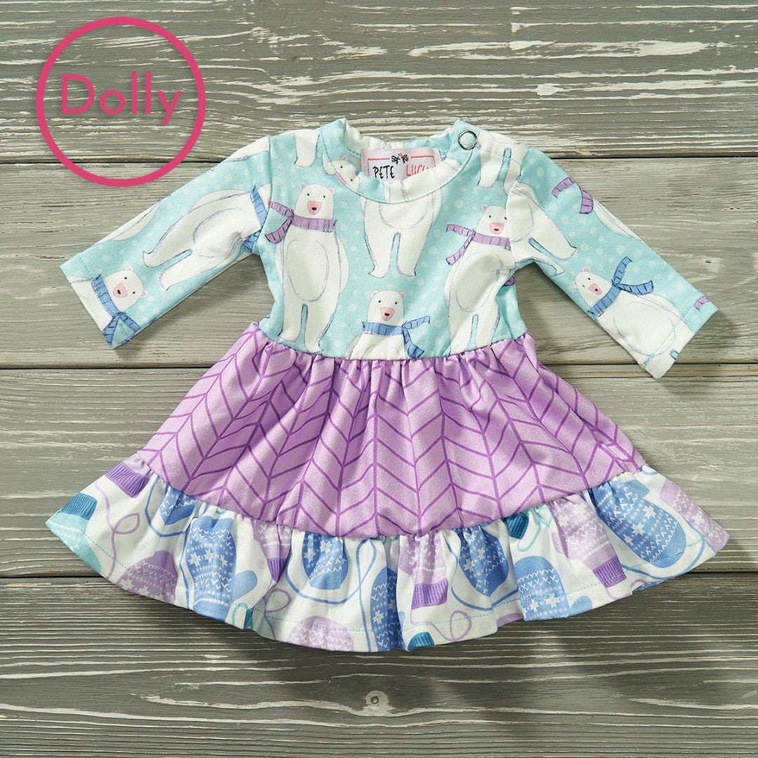 Polar Paws Doll Dress