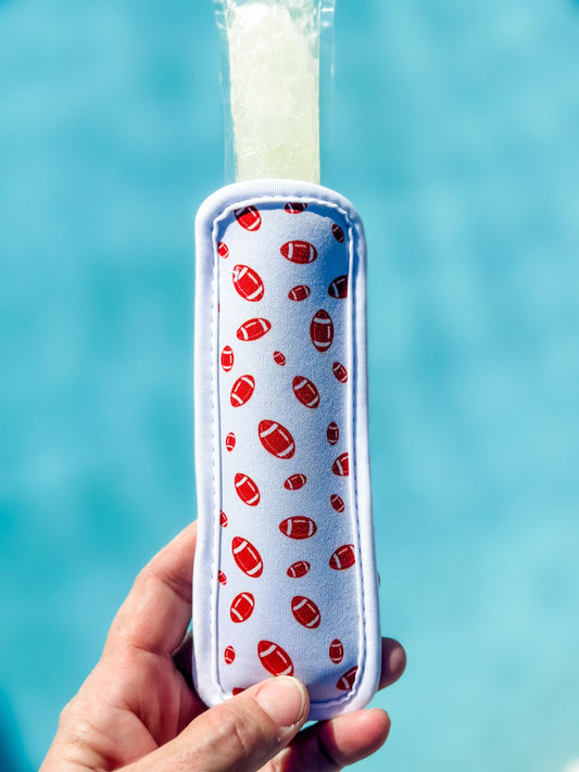 "Football" Neoprene Popsicle Holder