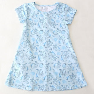 Glass Slippers T-shirt Pockets Dress