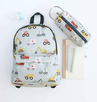 Little kids backpack: Vehicles, cars