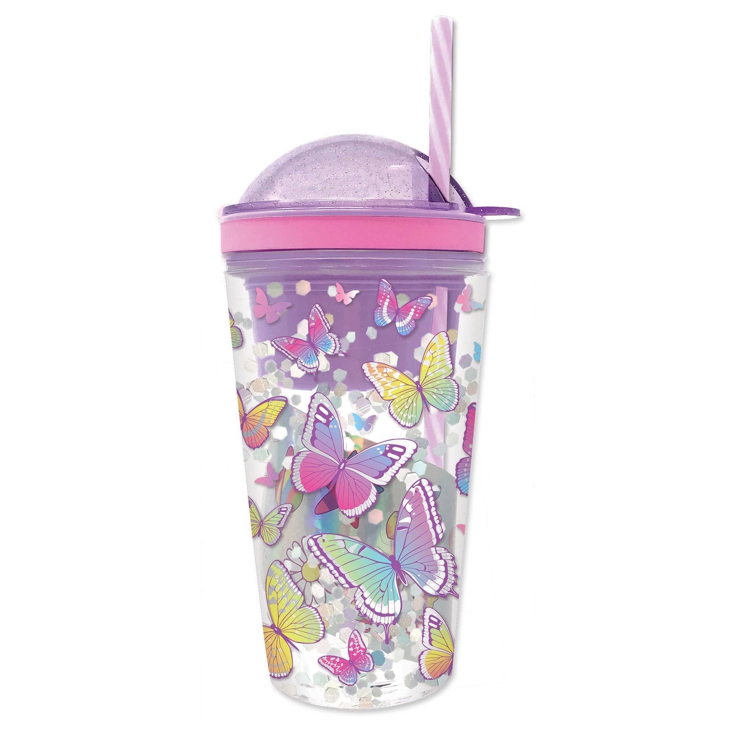 Tie Dye Butterfly Snack N' Drink