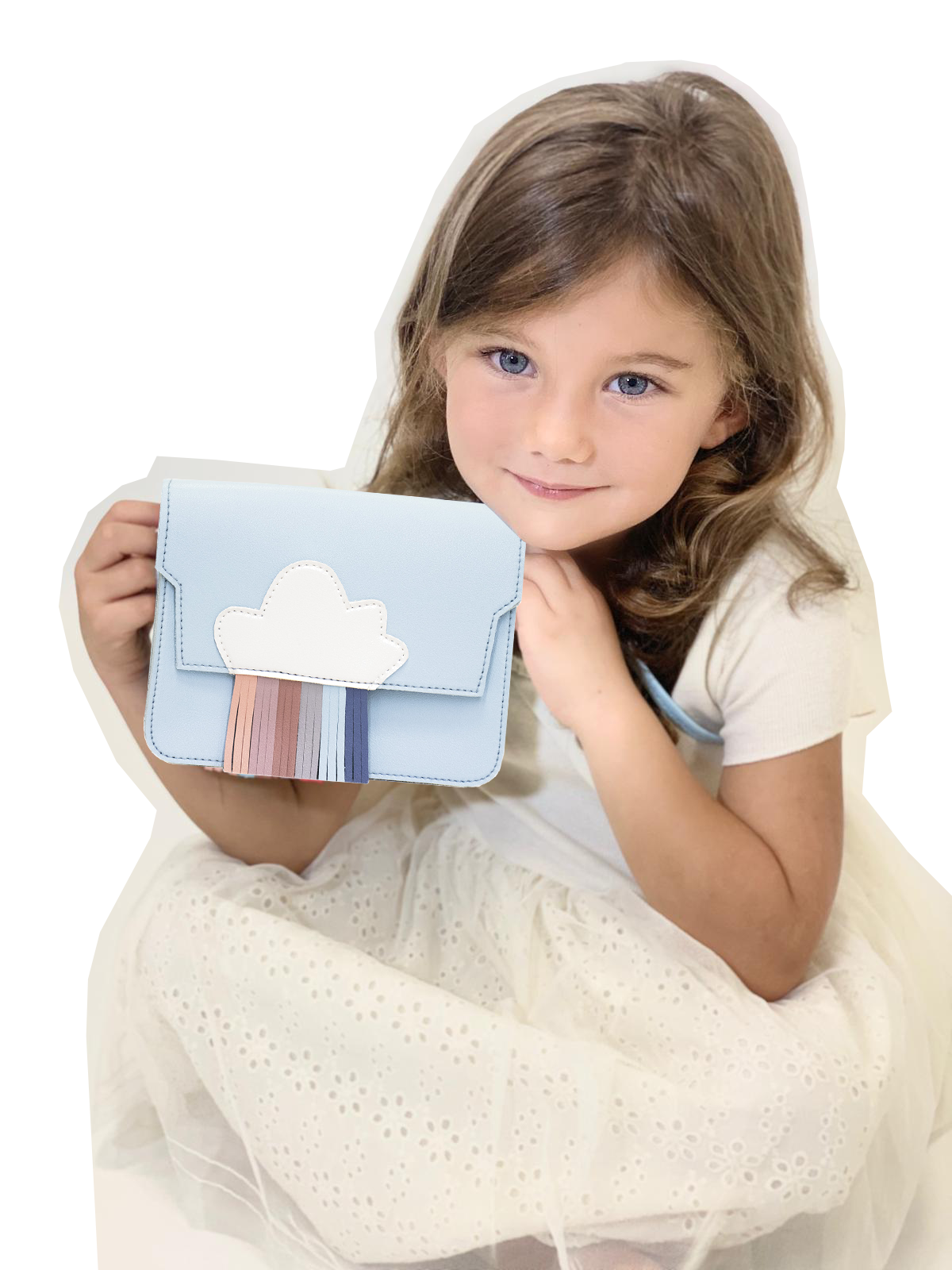 Rainbow Blue Crossbody Bag