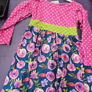 Bold Plum Floral Twirl Dress By Wellie Kate - Wellington Design
