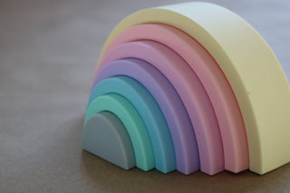 Pastel Rainbow Stacking Toy