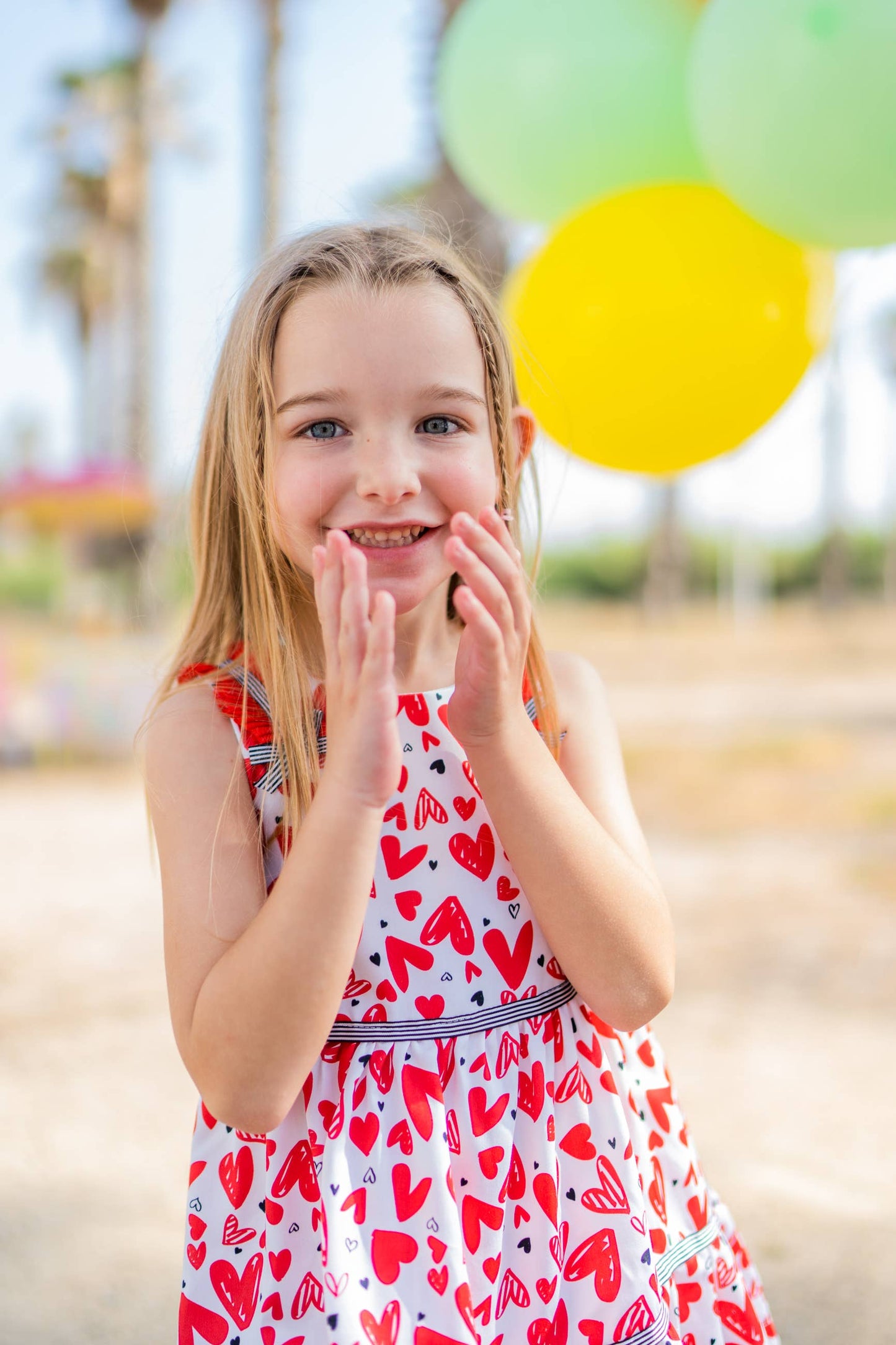 SCONSET DRESS - Spring Summer 23 - WHITE RED Girl: 3 YEARS