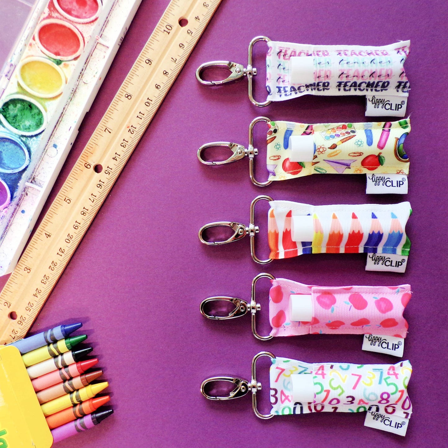 Math Teacher LippyClip® Lip Balm Holder for Chapstick