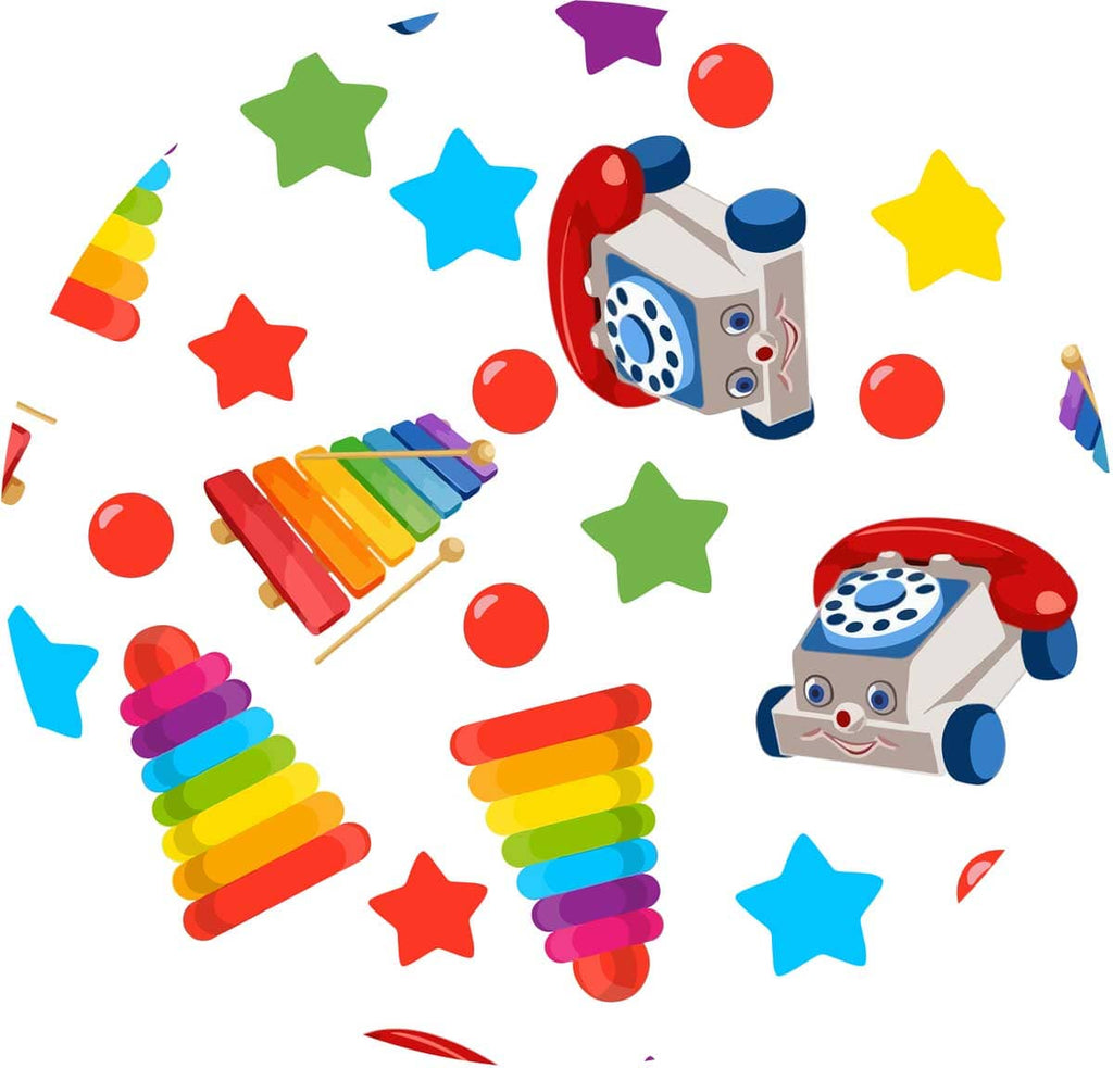 Vintage Toys Bamboo Blanket