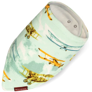Organic Kerchief Bib Vintage Planes | Milkbarn