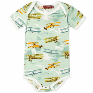 Organic One Piece Vintage Planes | Milkbarn