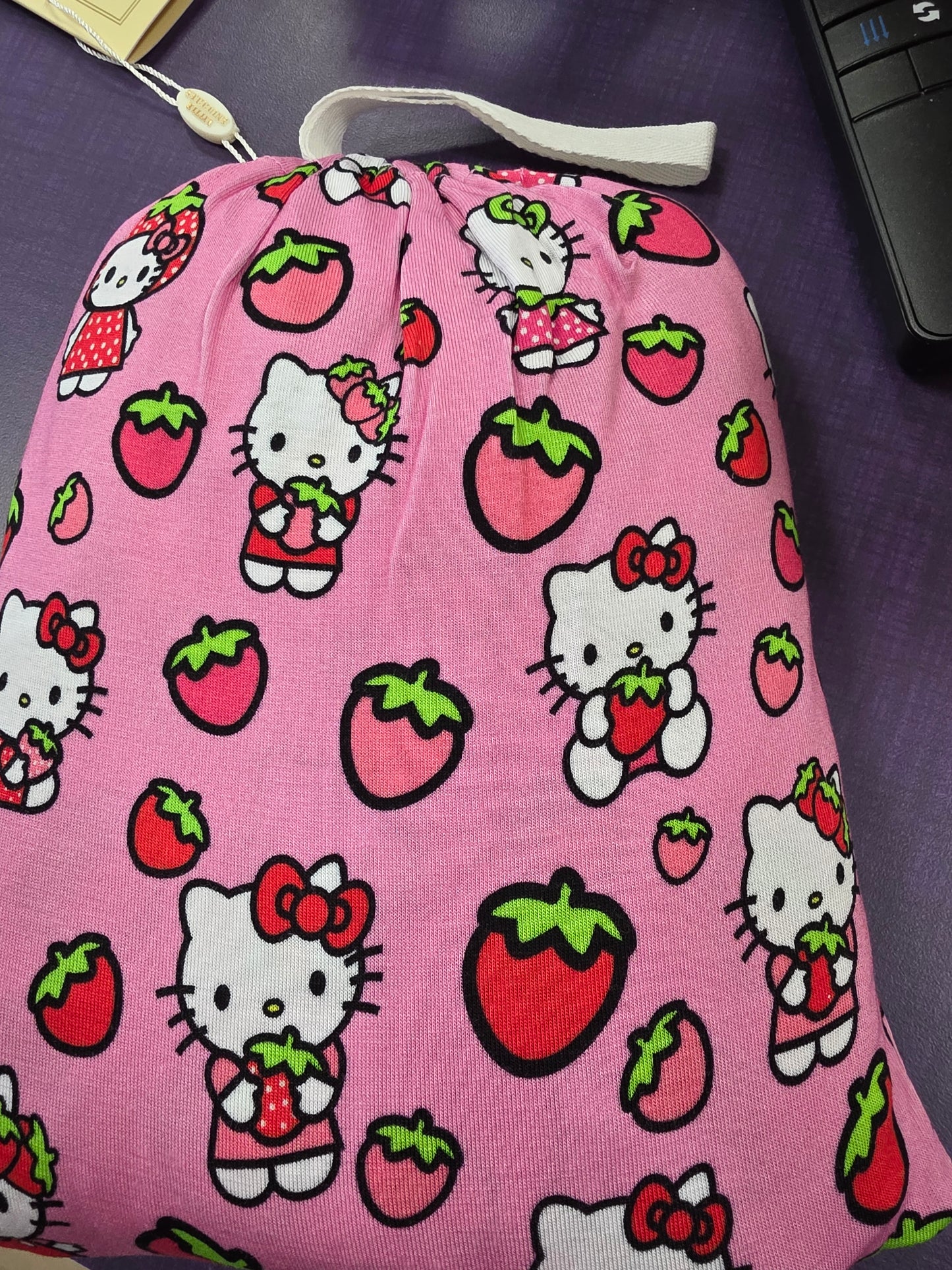 Hello Cutie Strawberry Crib Sheet