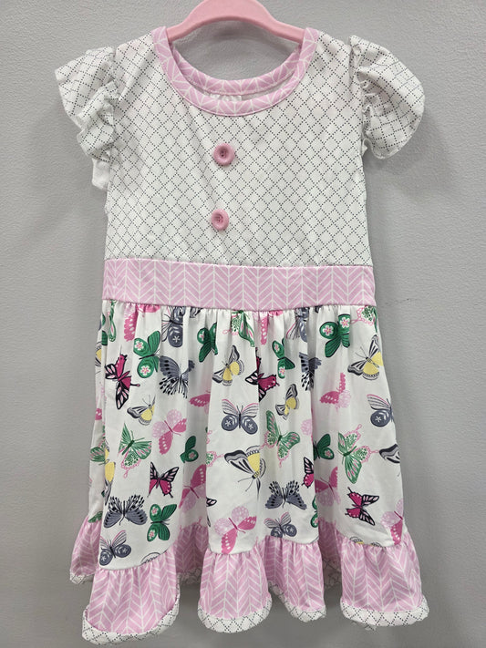 Pink Butterfly Dress