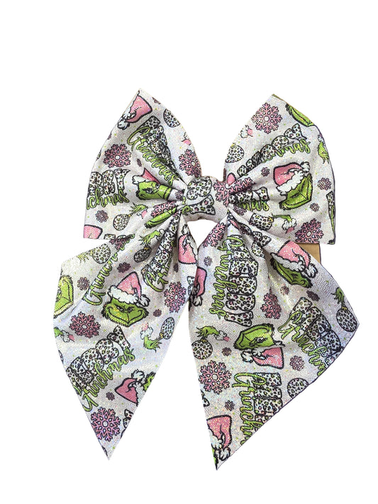 Merry Grinchmas Savannah Bow