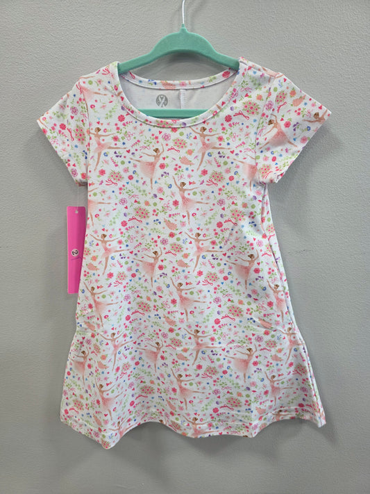 Ballerina Cloud Soft T-shirt Pocket Dress