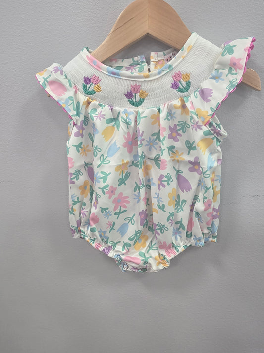 Tulip Smocked Romper