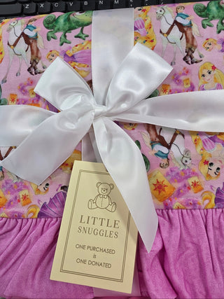 Tangled Bamboo Ruffle Blanket