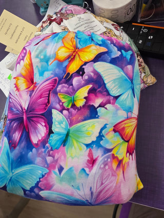 Colorful Butterflies Crib Sheet