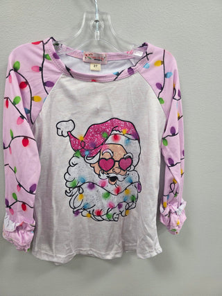 Santa Lights Raglan
