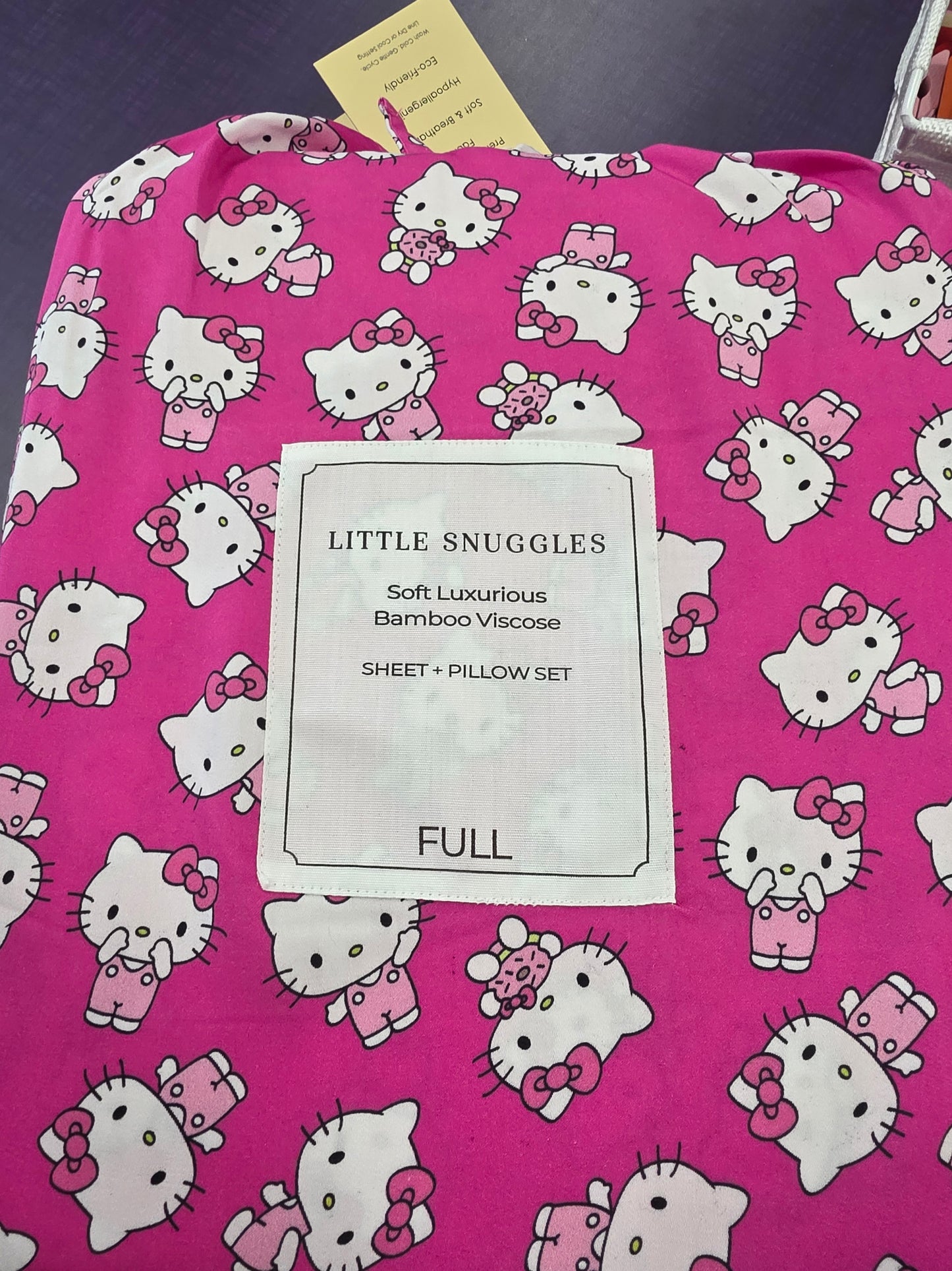 Hello Cutie Bamboo Full Sheet Set