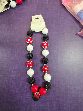 Red Bow Mouse necklace