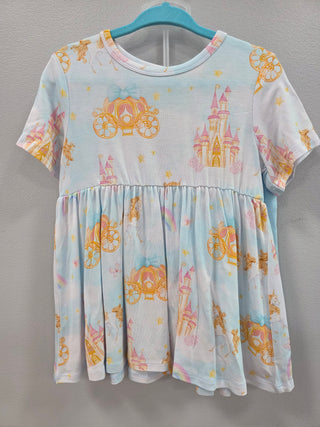 Enchanted Bamboo Short Sleeve & Shorts Peplum Set