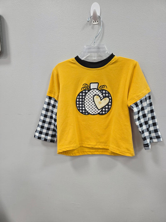 Black & Yellow Pumpkin Shirt