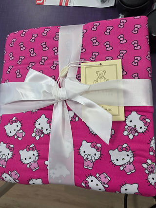 Hello Cutie Non Quilted Bamboo Blanket