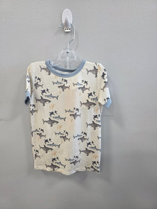 Beige Shark Short set