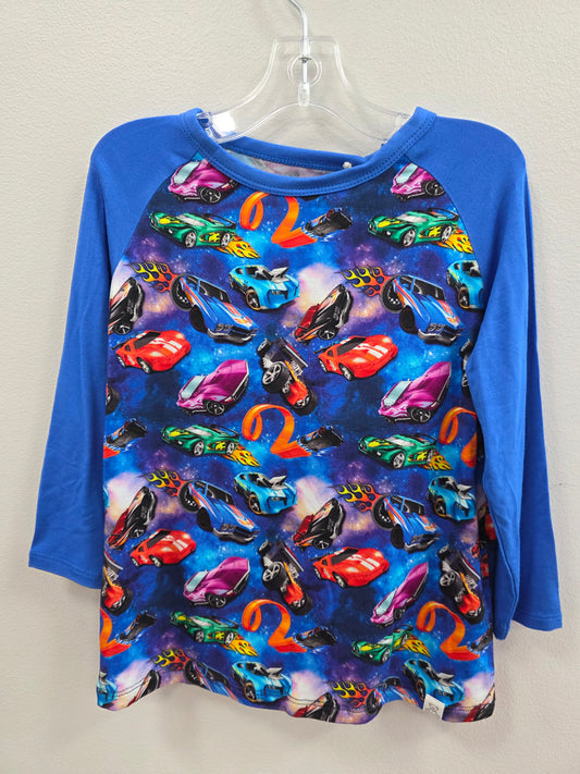 Fast Cars Bamboo Long Sleeve Shirt